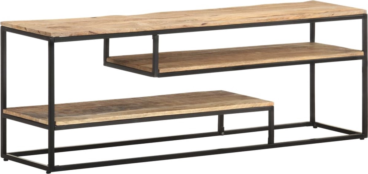 Medina Tv-meubel 130x30x45 cm ruw mangohout