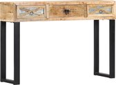 Table console Medina 110x30x76 cm bois de manguier massif