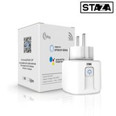 Staza® Slimme Stekker - Smart Plug - Incl. Tijdschakelaar & Energiemeter