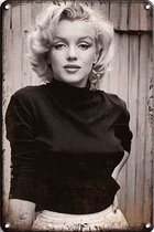 Signs-USA - Film promotie Sign - metaal - Marilyn Monroe - pose - 30 x 40 cm