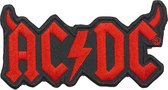 AC/DC - Horns Patch - Rood/Zwart