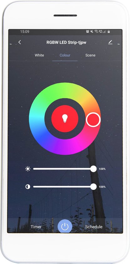 Soundlogic Smart LED strips - 2 meter - Wit en RGB kleuren - Zelfklevend -  Smartphone app | bol
