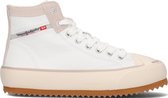 Diesel S-principia Mid Dames Hoge sneakers - Leren Sneaker - Dames - Wit - Maat 37