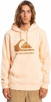 Quiksilver Big Logo Fleece Hoodie - Almond Cream