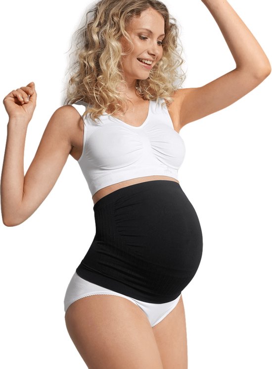 Carriwell - Buikband Naadloos - ondersteunt - Zwart - M