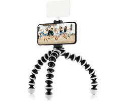 Trépied flexible XL avec pieds extra flexibles - avec support de téléphone premium