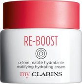 Clarins Re-Boost Mattifying Moisturising Cream Crème de jour Decollete, Visage, Cou 50 ml