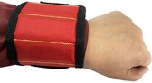 Bracelet magnétique - bracelet pour bricolage - bracelet - bricolage - vis - bande d'outils - bracelet de loisir - bracelet pour bricolage - électricien - charpentier - plombier - travailleur de la construction - faites-le vous-même - noir