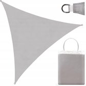 Luxe Schaduwdoek 4 x 4 x 4 kleur grijs / zonnescherm/ zonwerend/ water bestendig en UV-beschermend