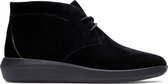 Clarks - Dames schoenen - Tawnia Lace - D - black suede - maat 5,5