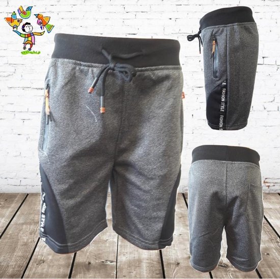 Short jongens donker grijs -s\u0026C-98/104-Korte broeken | bol.com