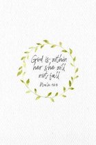 God Is Within Her She Will Not Fall Psalm 46: 5: Christian Journal Notebook - Christian Gift for Women, Sermon Notes Journal