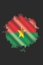 Burkina Faso Notebook: Burkina Faso Flag Notebook, Travel Journal to write in, College Ruled Journey Diary