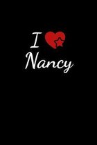 I love Nancy: Notebook / Journal / Diary - 6 x 9 inches (15,24 x 22,86 cm), 150 pages. For everyone who's in love with Nancy.
