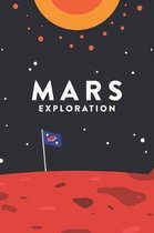 Mars Exploration: Graph Paper Notebook, 6x9 Inch, 120 pages