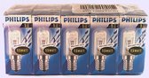 Philips Schakelbord Lampjes 15W E14 Buislamp helder (10 stuks)