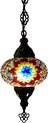 Oosterse mozaïek hanglamp (Turkse lamp) ø 13 cm multicolor