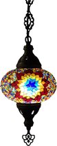 Oosterse mozaïek hanglamp (Turkse lamp) ø 13 cm multicolor