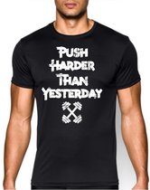 Shirt fitness - gym shirt - motivation - medium