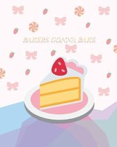 Middle school reading logs Elementary reading log Softback Size 8 x 10 inch Bakers gonna bake