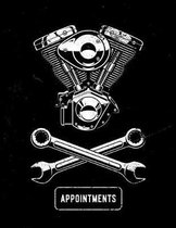 Appointment Book 2020: Barbers appointment book 2020. Month to Month Calendar + Daily / Hourly appointments w/ 15 min slots