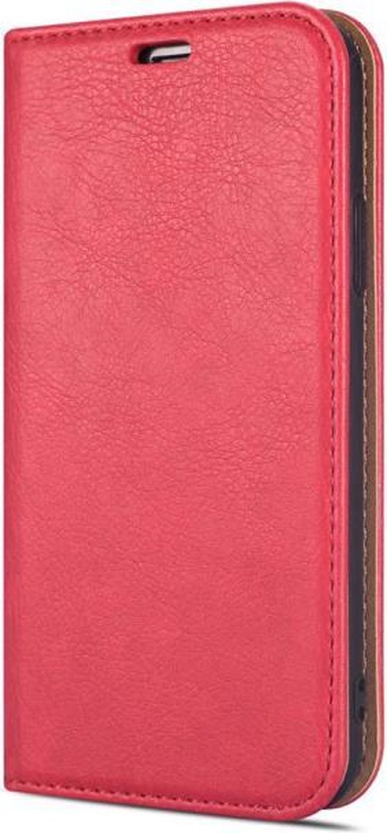 Rico Vitello Magnetische Wallet case Geschikt voor iPhone SE (2020) Kleur Rood