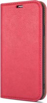 Rico Vitello Magnetische Wallet case Geschikt voor iPhone SE (2020) Kleur Rood