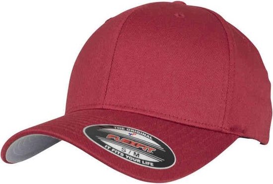 Casquette Urban Classics Flexfit - XXL- Wooly Combed Red