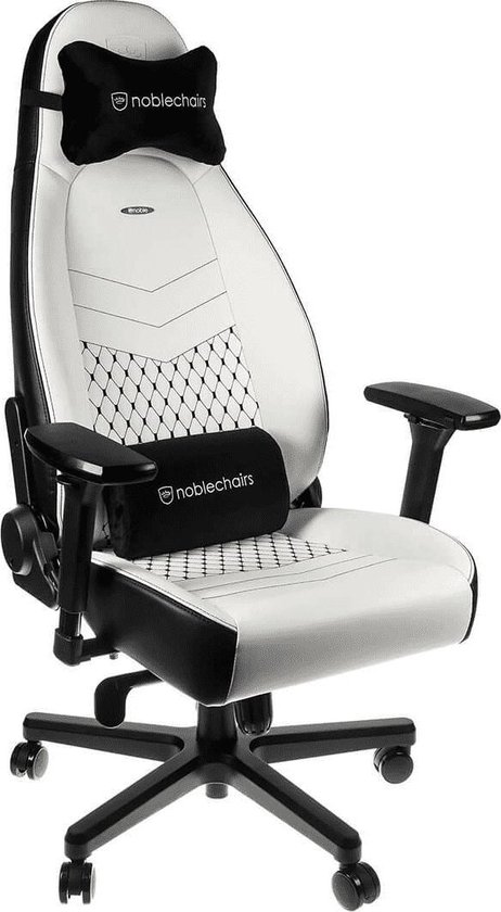 Noblechairs ICON – Gaming Stoel – Zwart/Wit