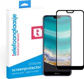 Telefoonglaasje Screenprotectors Geschikt voor Nokia 7.1 - Volledig Dekkend - Gehard Glas Screenprotector Geschikt voor Nokia 7.1 - Beschermglas van rand tot rand