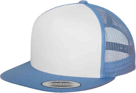 Flexfit - Classic Trucker c.blue/wht/c.blue one size Trucker pet - Blauw/Wit