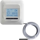 2HEAT®  OCD4, Inbouw klokthermostaat (grafische display) met vloersensor (vloer-, ruimte of beide).
