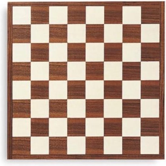 Afbeelding van het spel Dal Negro Schaakbord 45 X 45 Cm Hout Bruin/wit