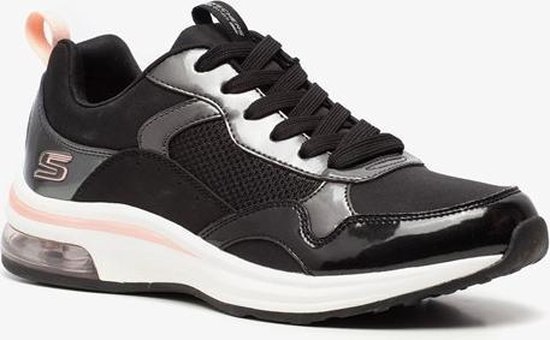 Skechers Bobs Pulse Air dames sneakers - Zwart - Maat 41 | bol.com