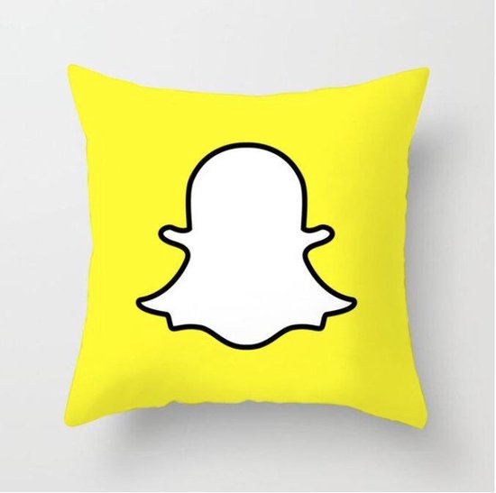 Housse de coussin avec logo Snapchat (500146) | bol.com