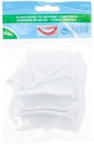 Flosdraad | Tandenstoker | Floss sticks | Flosdraad voor beugels | Flosser | Flosdraad zonder fluoride | Flosser met mintsmaak | 75x stuks - Wit