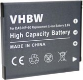 VHBW Camera accu compatibel met Casio NP-60 / 550 mAh