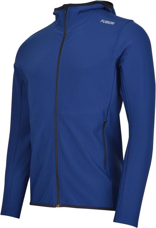 Fusion | Sweat à capuche ReCharge | Nuit bleue | Hommes Taille: L Veste de sport Chemise de Sport