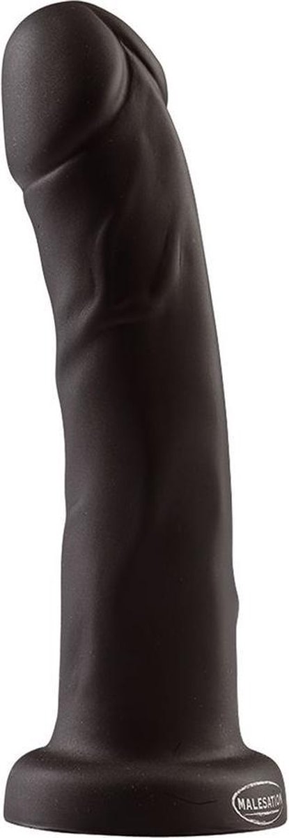 Malesation - Anaal Dildo - Billy - 17.5 x 3.6 cm - Zwart - Siliconen