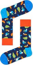 Happy Socks - Banana Bird - Blauw Multi - Unisex - Maat 36-40