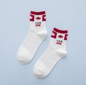 Fun sokken 'Canadese vlag CAN' (91088)