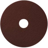 Vloerpad 13 inch 33 cm maroon chemical free SPP ecoprep strippad 5 stuks incl 1 aandrijfpad Alu pads voor vloer strippen met alleen water