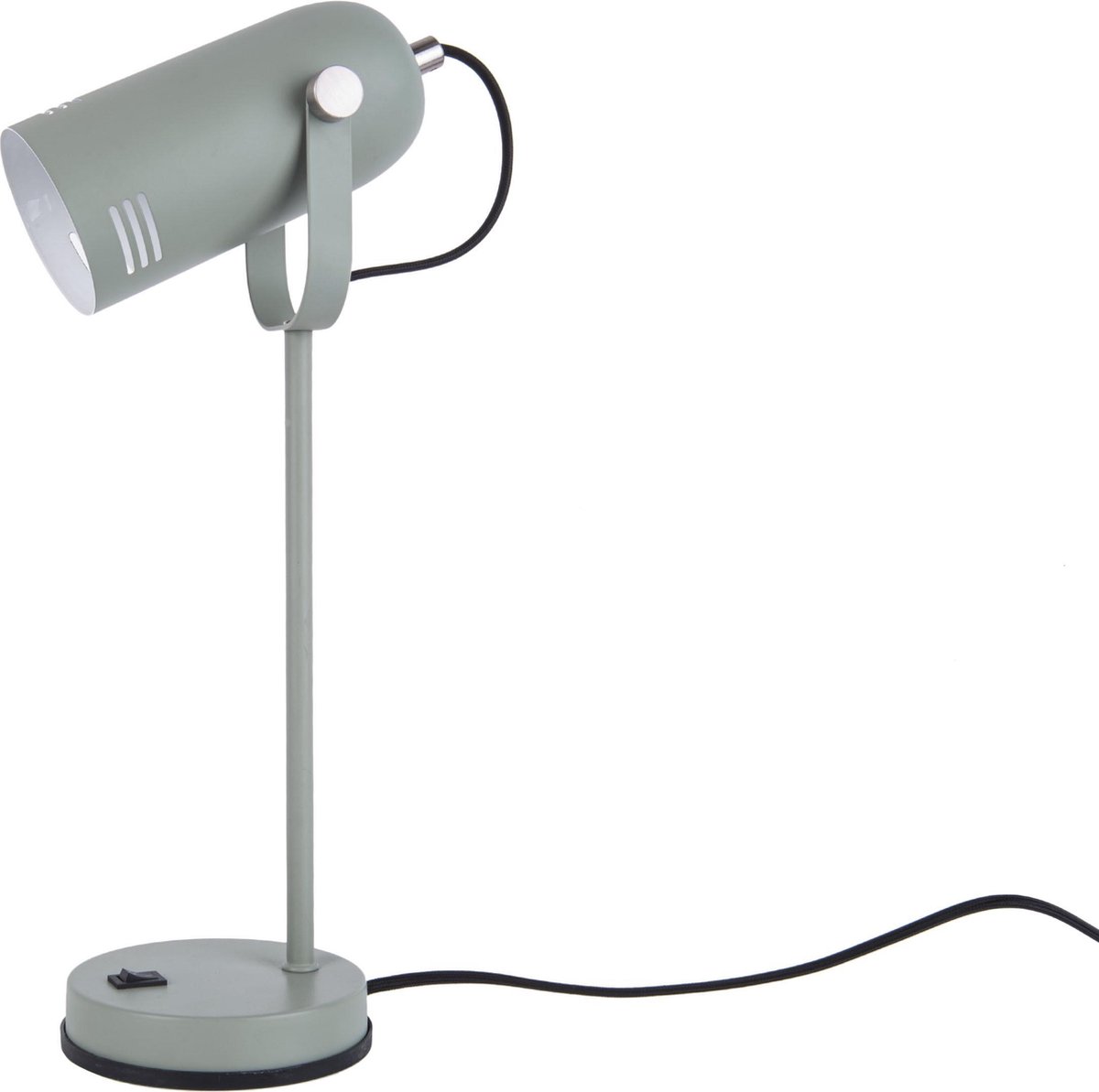 Leitmotiv Husk - Tafellamp - Bureaulamp - Ijzer - 46x12,5cm - Groen