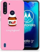 Leuk Hoesje Motorola Moto G8 Power Lite Telefoonhoesje Nut Boyfriend