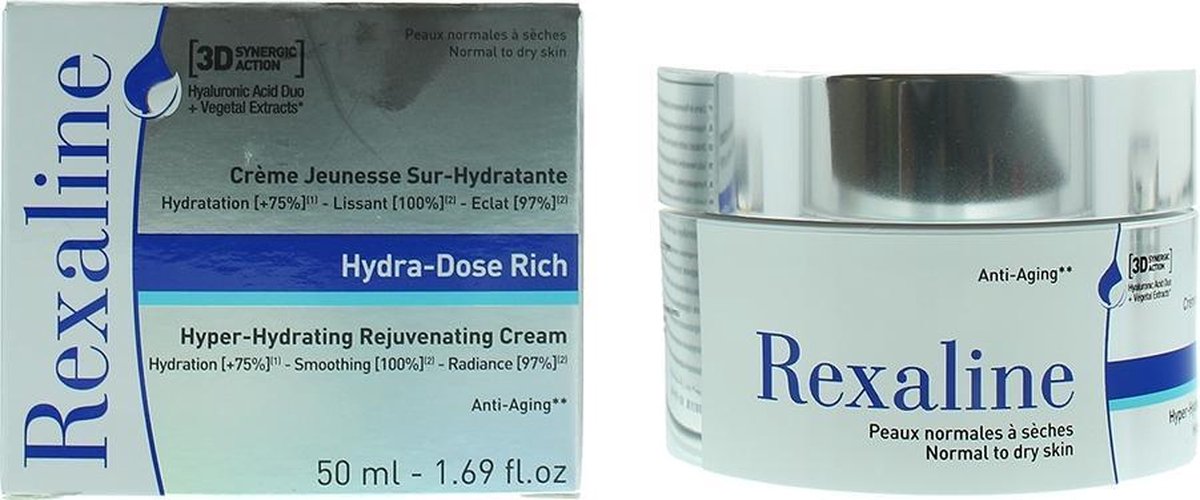 Gezichtscrème 3D Hydra-Dose Rich Rexaline (50 ml)