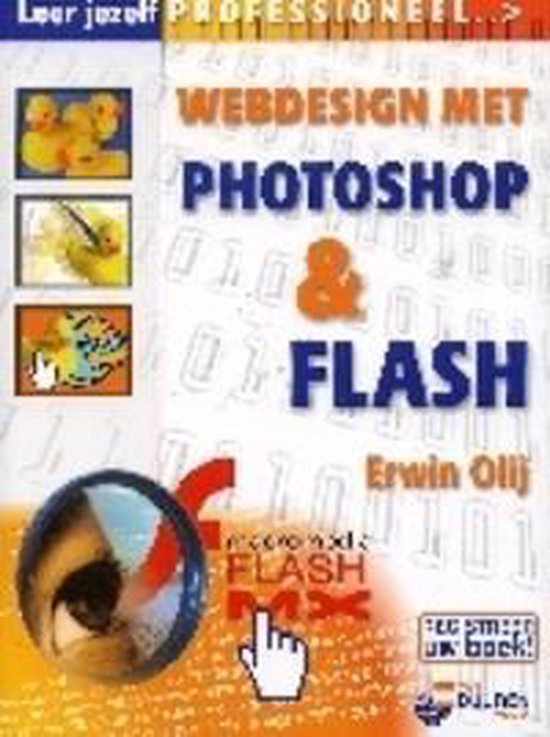 Cover van het boek 'Leer jezelf professioneel Webdesign met Photoshop & Flash'