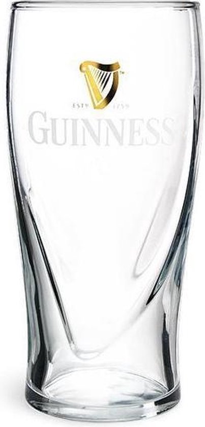 Getand plaats Inleg Guinness Pint Glazen 568 ml - 6 stuks | bol.com