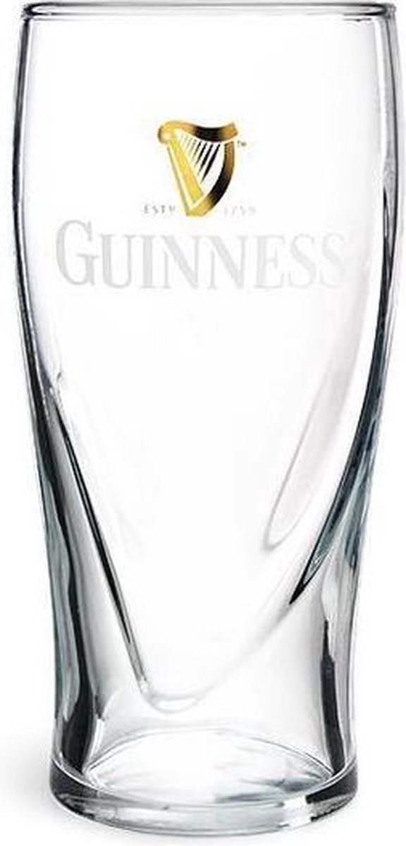 Bedrijf majoor caravan Guinness Pint Glazen 568 ml - 6 stuks | bol.com