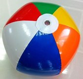 Doodadeals® Retro Opblaasbare Strandbal - Beach Ball - 25 cm