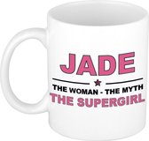 Jade The woman, The myth the supergirl cadeau koffie mok / thee beker 300 ml